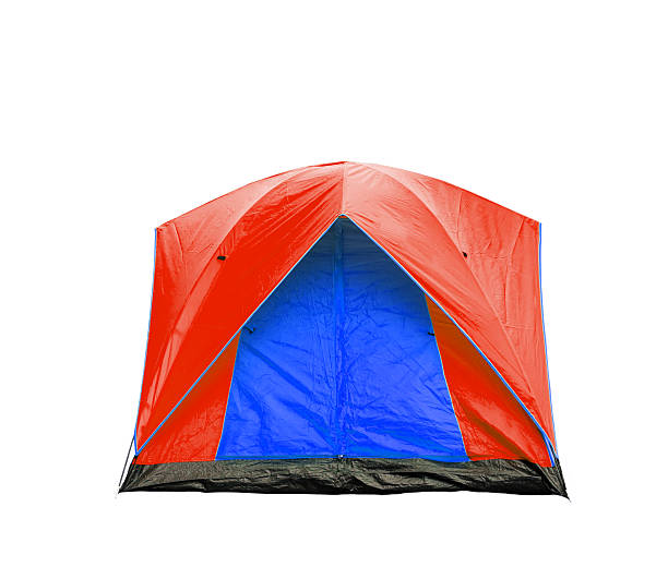 istock Isolated blue and red dome tent 498662086