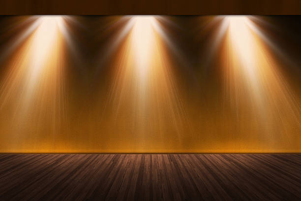 istock Abstract image of art exhibitions lighting 498665895