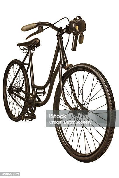 Retro Styled Image Of A Nineteenth Century Bicycle Stock Photo - Download Image Now - 19th Century Style, Adult, Antique