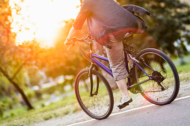 istock Woman on a bike 498669463
