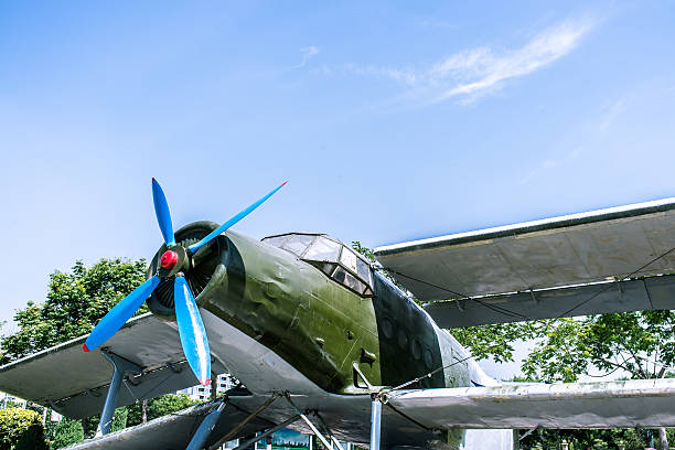 istock Vintage aircraft propeller 498669813