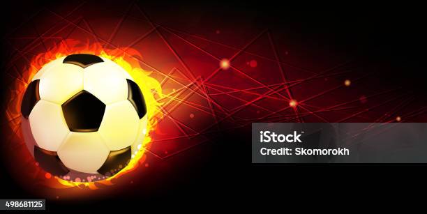 Ball And Fire Stock Illustration - Download Image Now - Abstract, Activity, Black Color