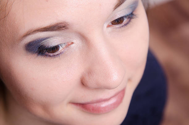 Beautiful Eye Make Up on Green