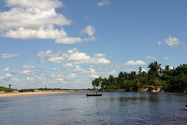 rio preguicas Brazil,Santo Amaro; Maranhao stock photo