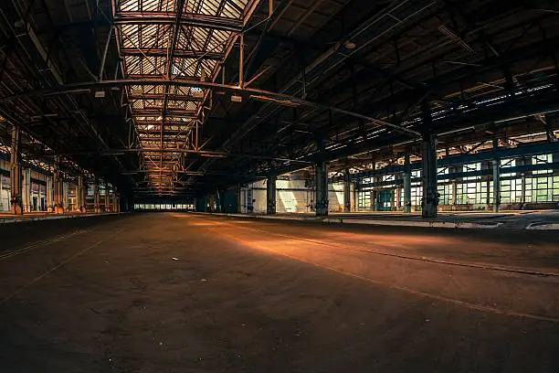 Photo of Dark industrial interior