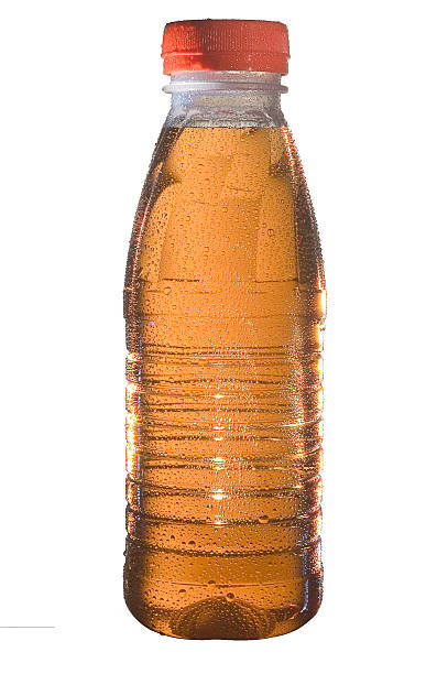 istock Bottle with water drops on white background 498685047