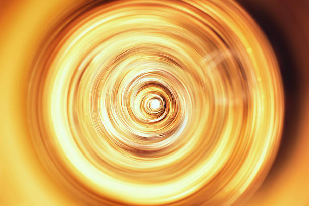 golden tornado in motion