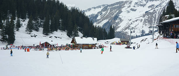 istock Ski slopes in Avoriaz 498687468