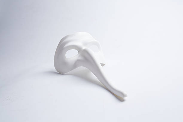 istock white venetian mask on a white background 498687534