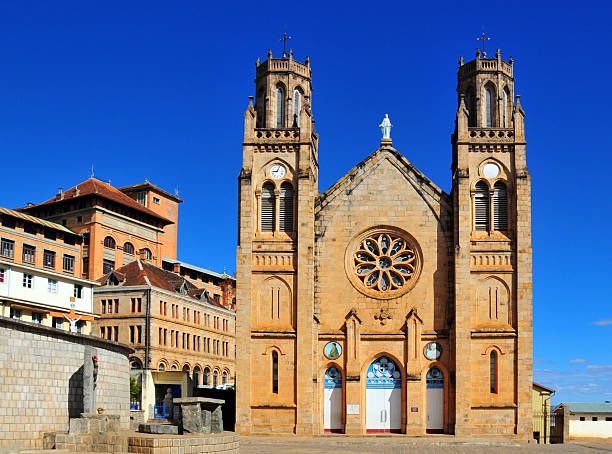 istock Antananarivo, Madagascar: Andohalo cathedral 498688122