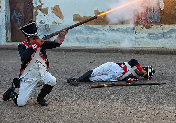 batalha de la albuera - independence spark fire flame imagens e fotografias de stock