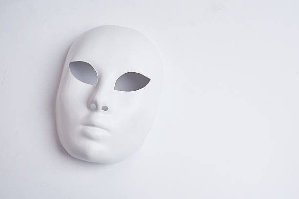 istock white venetian mask on a white background 498688896