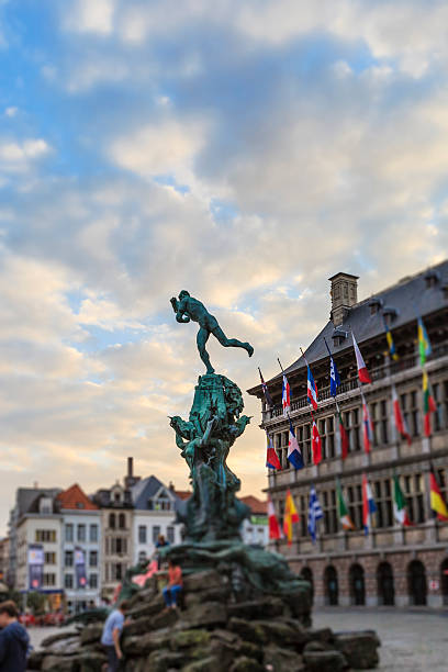 istock Antwerp, the Grote Markt - Belgium 498690082