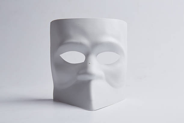 istock white venetian mask on a white background 498691316