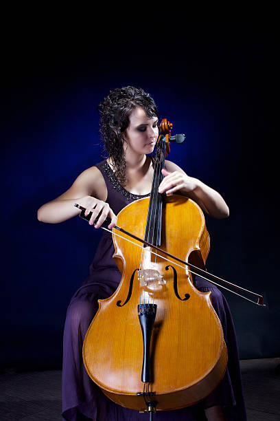 istock Beautiful girl plays the cello. 498692162