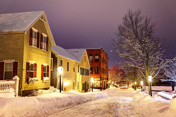 istock Winter in Historic Downtown New Bedford 498692894