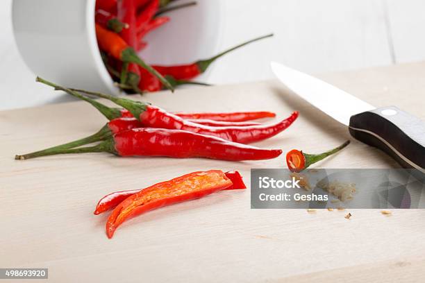Chili Peppers Stock Photo - Download Image Now - 2015, Burning, Cayenne Pepper