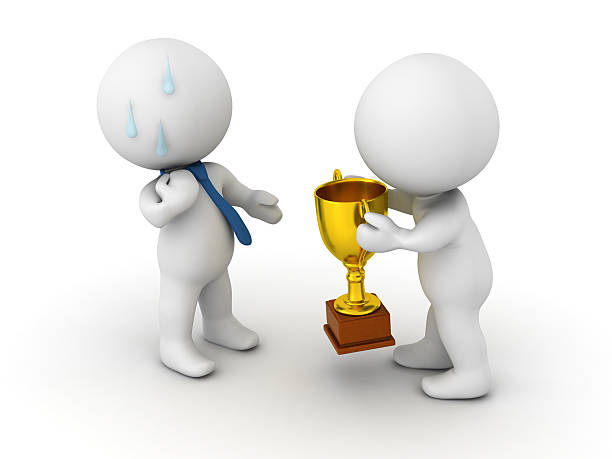 istock 3D Man fear of success concept 498694014