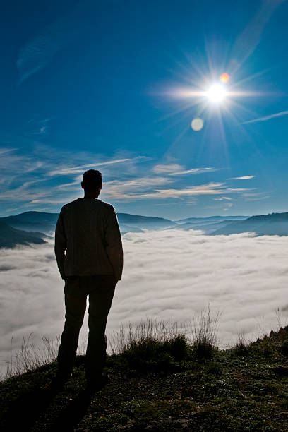 istock Above a sea of clouds 498696434
