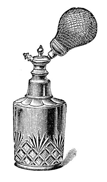 illustrations, cliparts, dessins animés et icônes de flacon de parfum - perfume