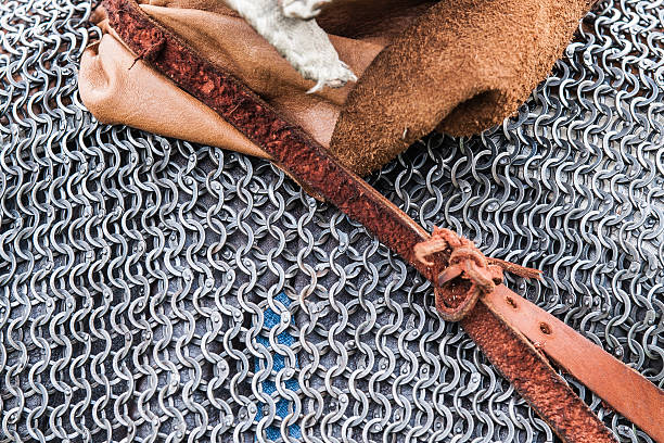 istock Details of the chain armor 498698094
