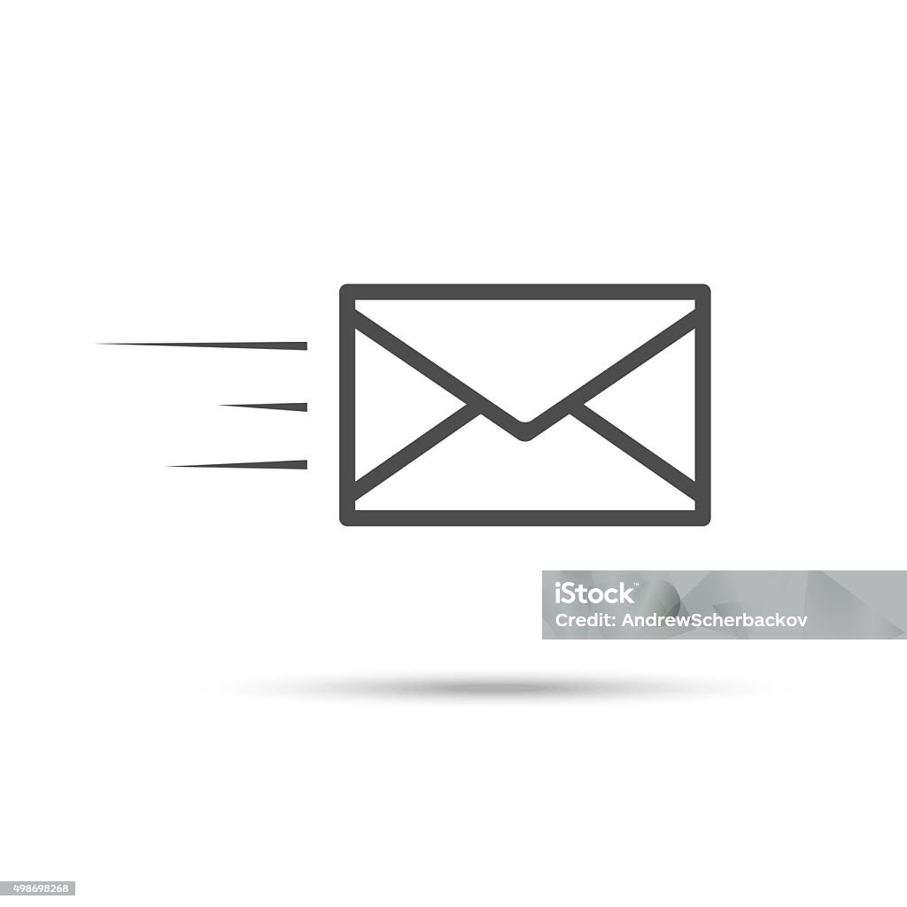 Receive mail icon E-Mail stock illustration