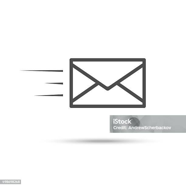 Receive Mail Icon Stock Illustration - Download Image Now - E-Mail, Newspaper, 2015