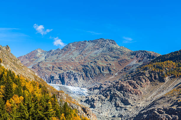 istock Autumn view of Aletsch glacier and Eggishorn 498699522