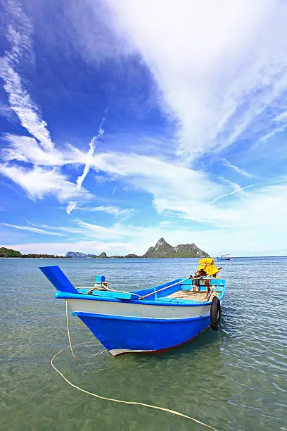 Photo of Ao Manao Beach in Prachuap Khiri Khan Province Thailand.