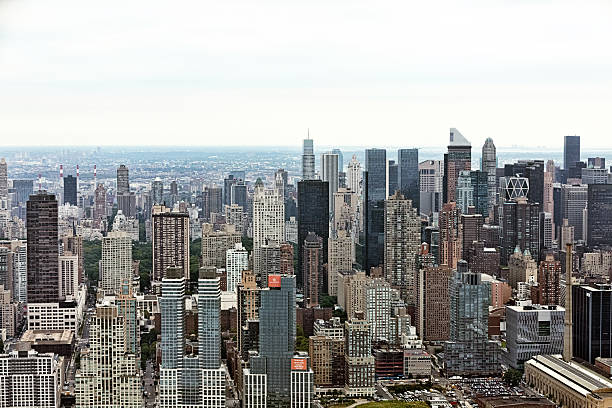 istock Arial view of New York City 498705981