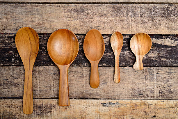 istock wooden spoon on desk 498707663