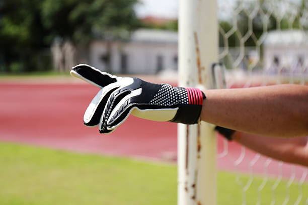 istock Hand of Goalkeeper gives directions 498707675
