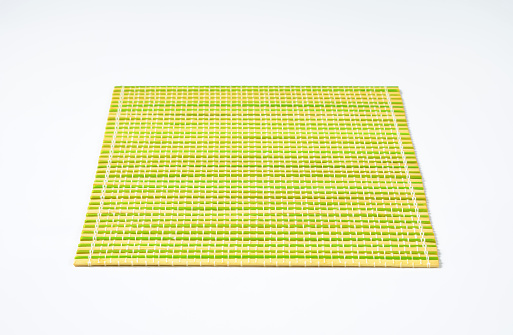 Detail of green bamboo place mat backgrounds