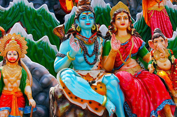 istock Goddess Shiva with family 498708393