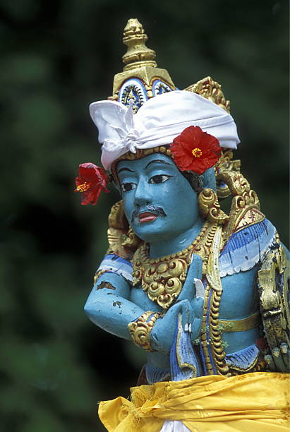 A Hindu temple figure on the island of Bali, Indonesia.