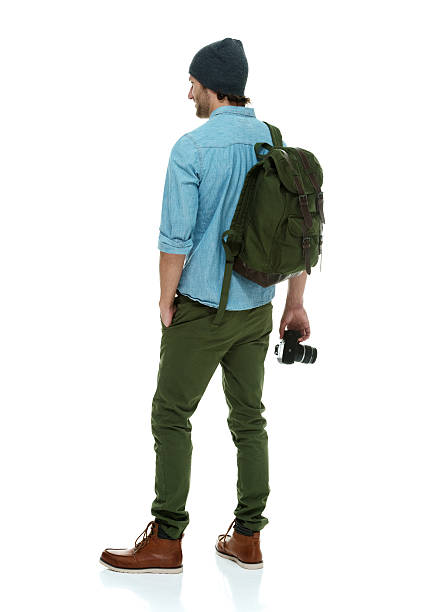 istock Rear view of photographer looking away 498708935