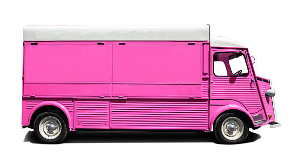 классический ван - ice cream truck стоковые фото и �изображения