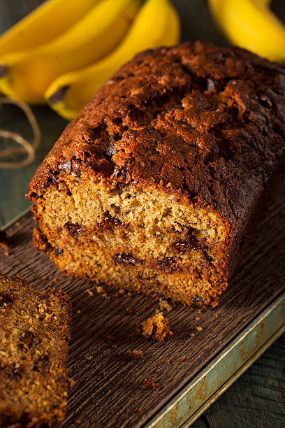 istock Homemade Chocolate Chip Banana Bread 498712160