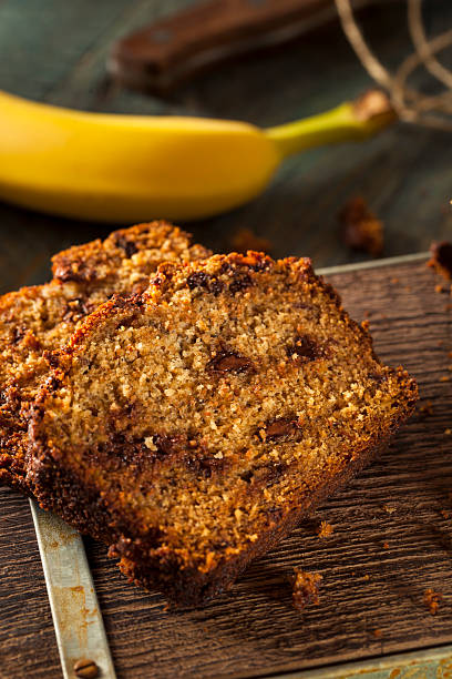 istock Homemade Chocolate Chip Banana Bread 498712180