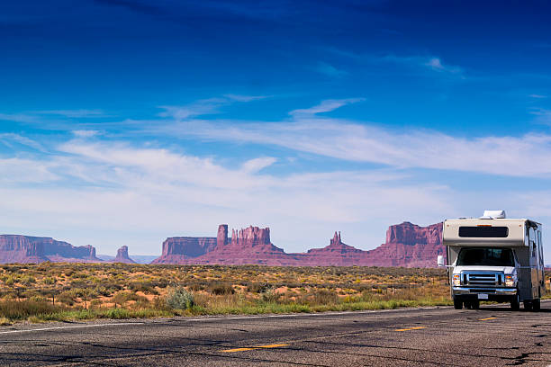 istock RV on the road to Monument Valley 498713376