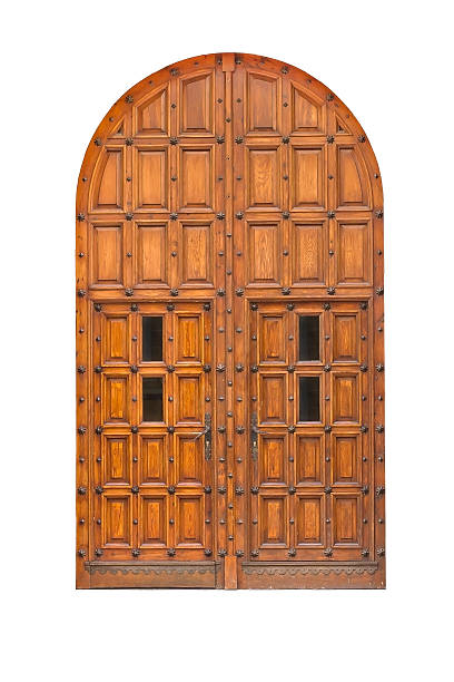 istock Isolated double door entrance 498713956