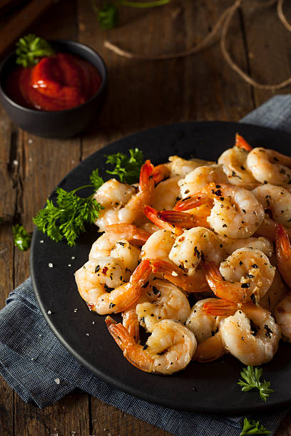 istock Homemade Sauteed Shrimp with Herbs 498714412