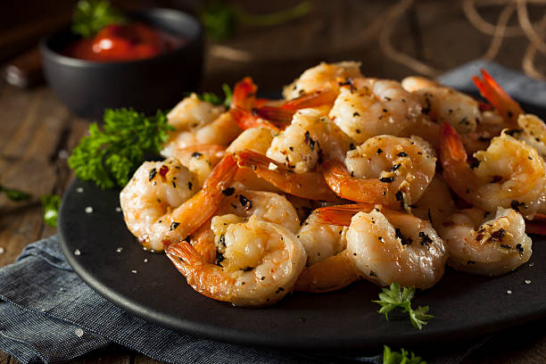 istock Homemade Sauteed Shrimp with Herbs 498714416