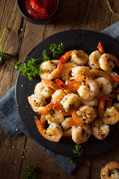 istock Homemade Sauteed Shrimp with Herbs 498714424
