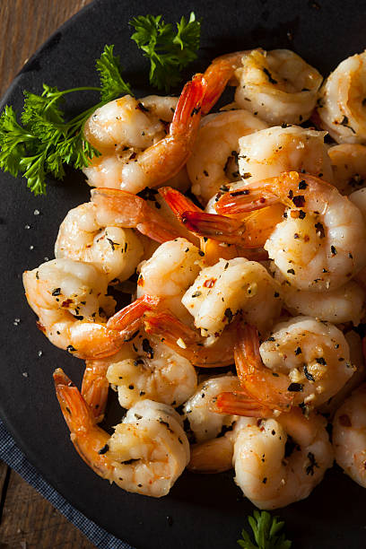 istock Homemade Sauteed Shrimp with Herbs 498714440