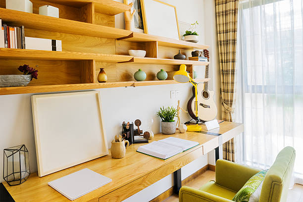 istock interior of reading room with long table 498720642