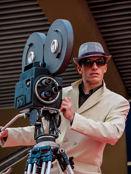 istock Retro styled Camera Man on the Red Carpet 498721170