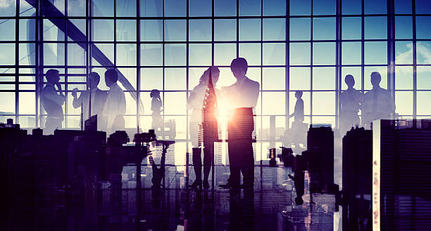 istock Business Professional Communication Office Cityscape Concept 498721282