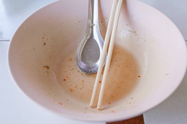 istock dirty dish with spoon and chopsticks 498722372