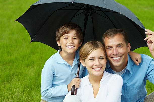 istock Family under umbrella 498722750